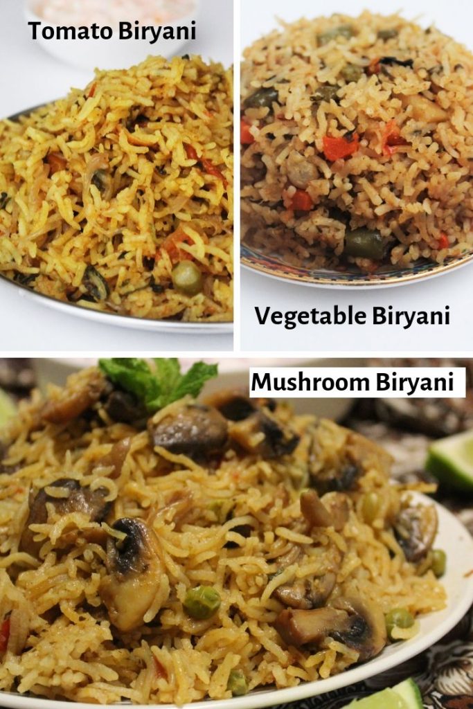 veg biryani recipes