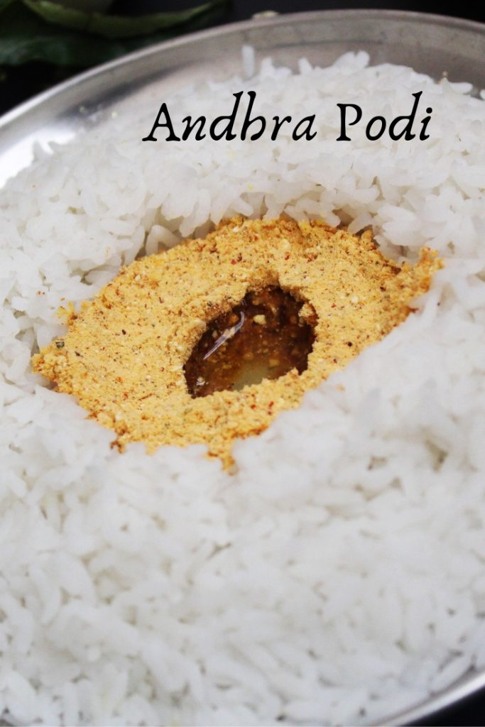 Paruppu Podi for rice