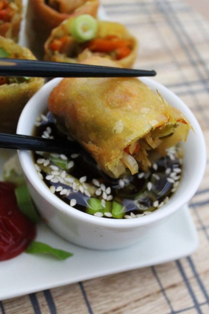 veg spring roll recipe