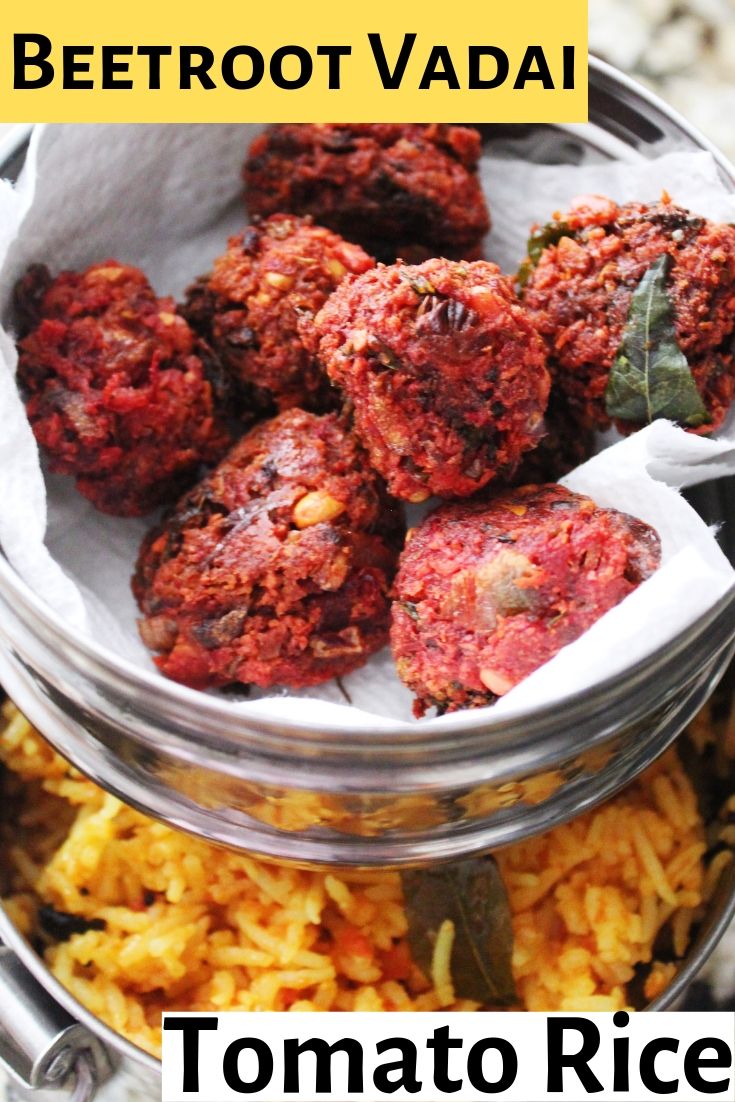 beetroot masala vadai