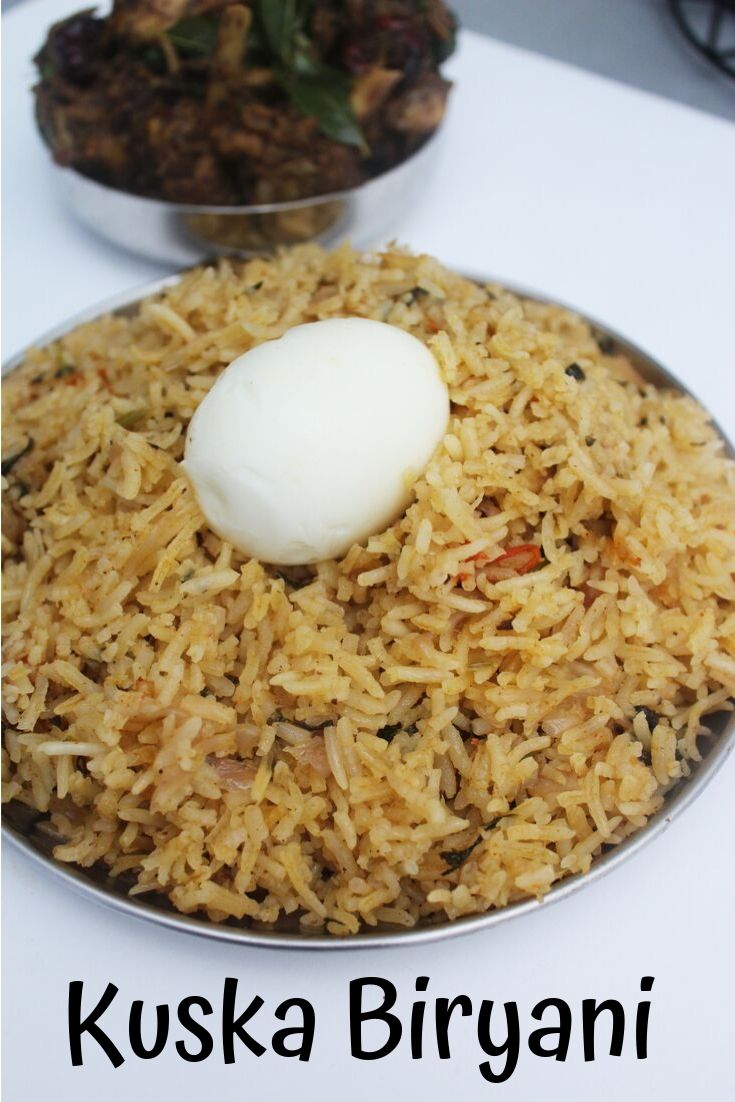 chicken kuska biryani