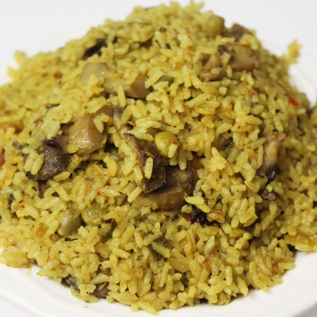 mushroom biryani recipe