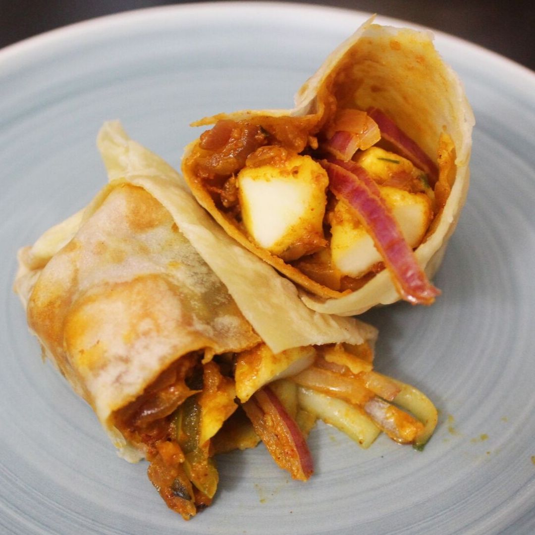 paneer kathi roll