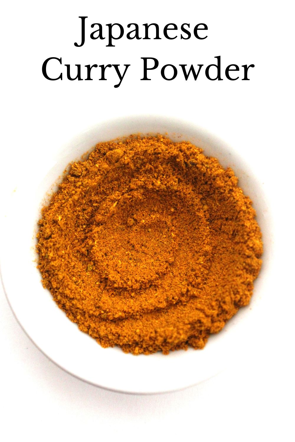 homemade Japanese Curry powder