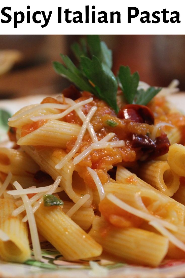 Red Sauce pasta,Penne Arrabiata,Italian pasta recipe,Spicy pasta recipes