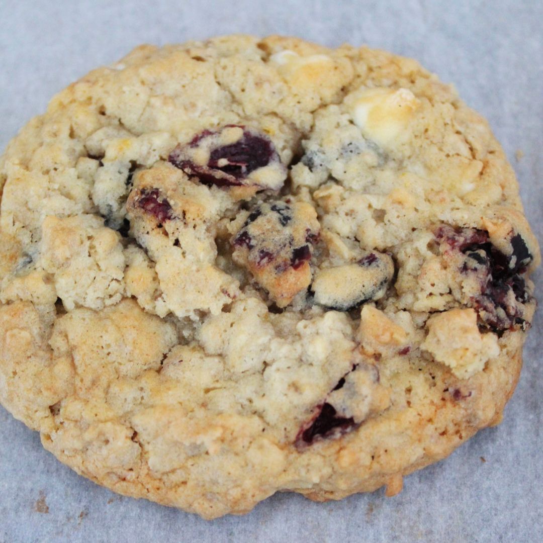 white chocolate cranberry cookies